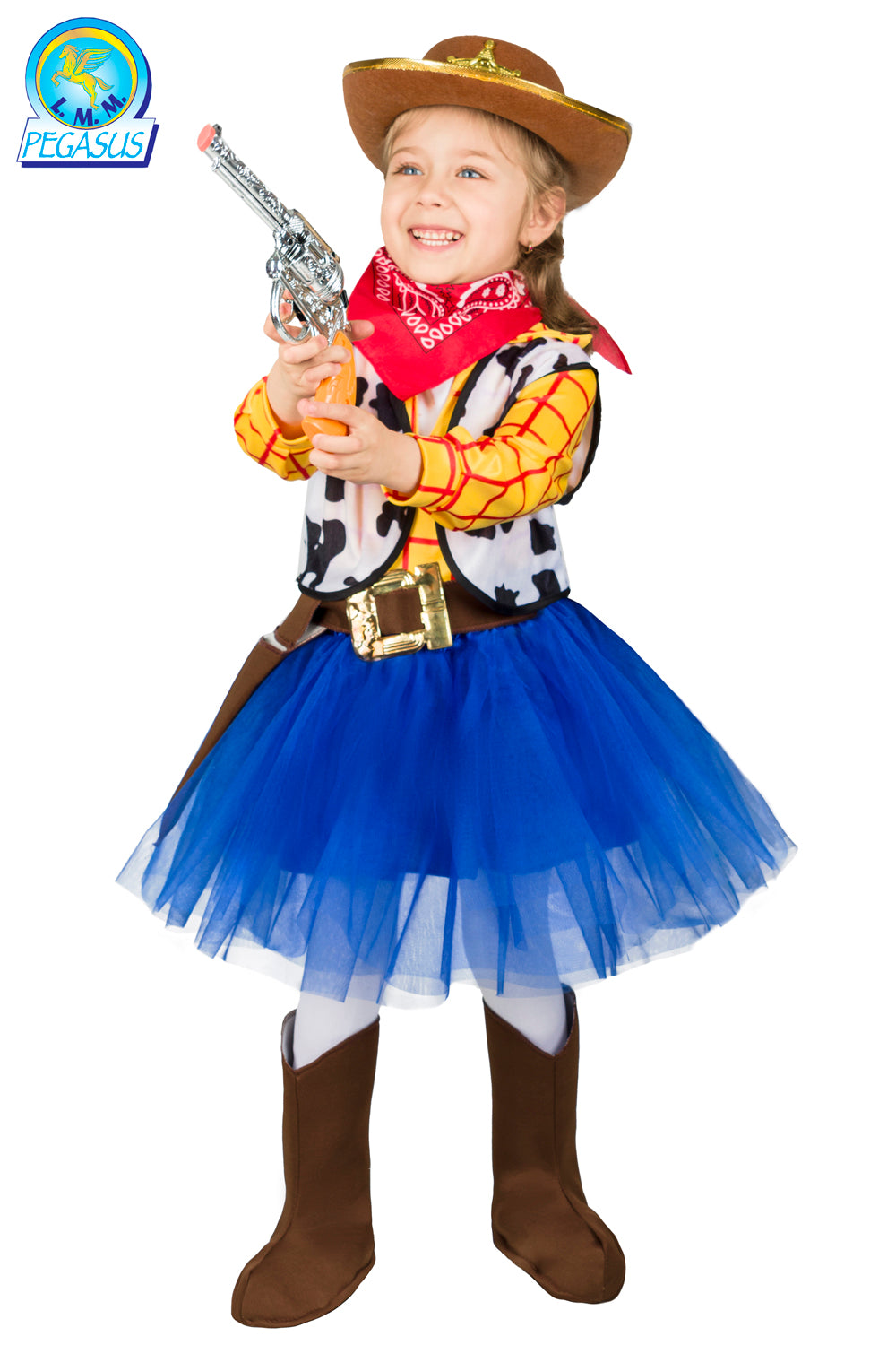 Costume Di Carnevale Baby Da Cow Girl 0017