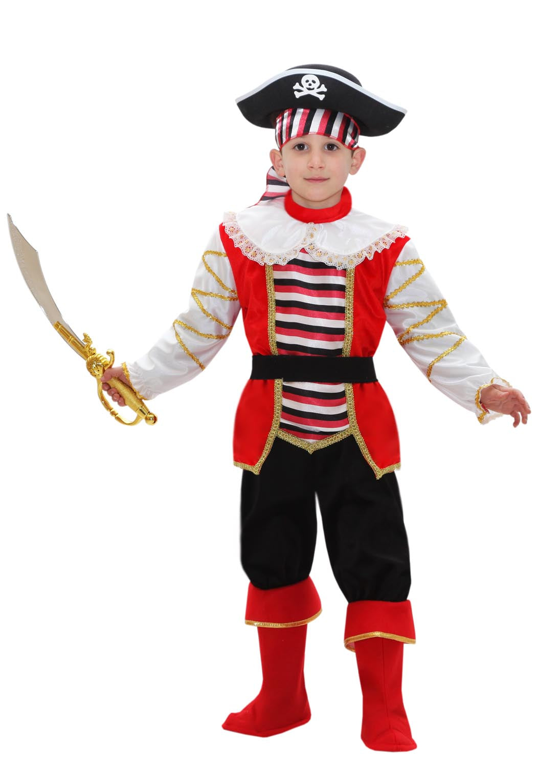 Costume Di Carnevale Baby Da Piccolo Pirata Di Pegasus 0353