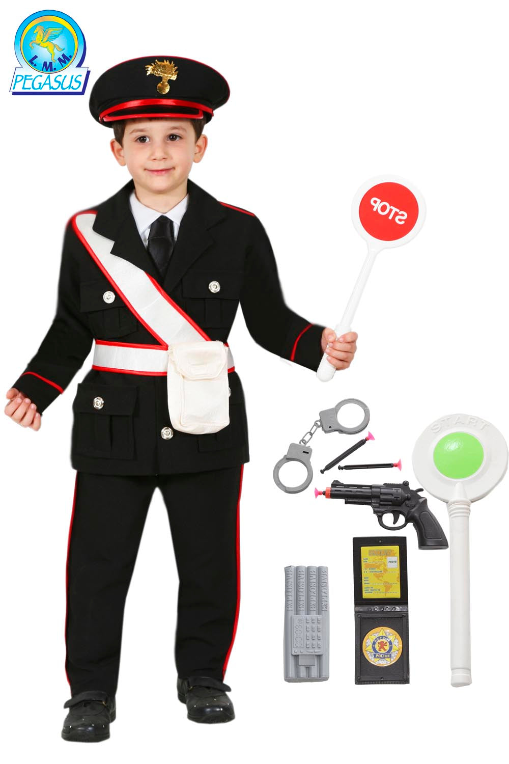 Costume Di Carnevale Baby Da Agente Baby 0462