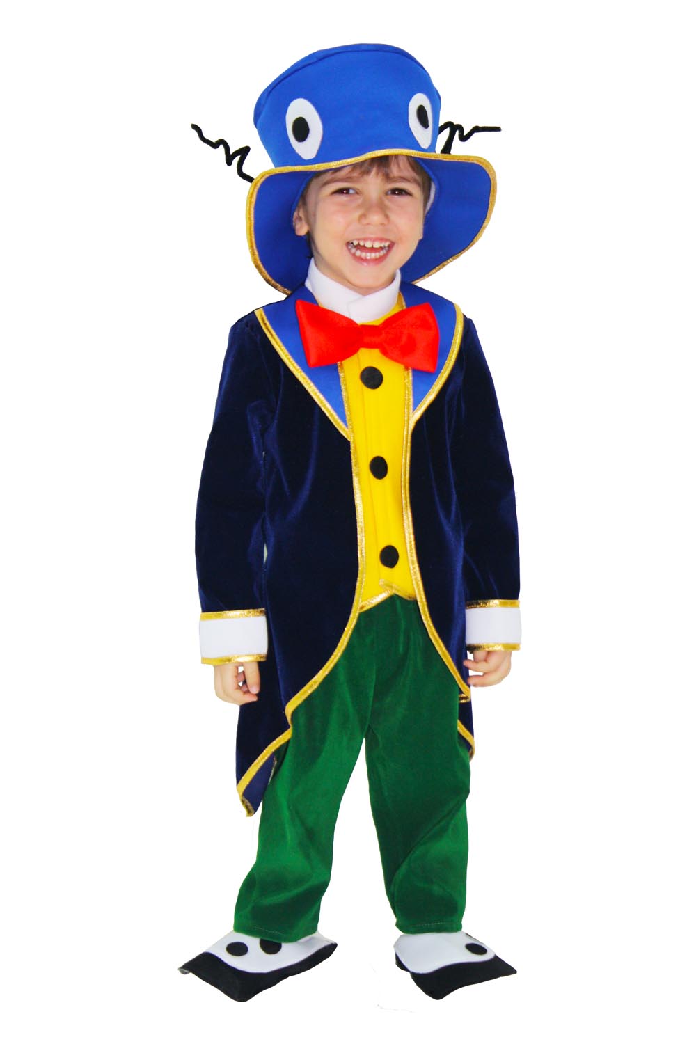 Costume Di Carnevale Baby E Bambino Da Grillo Di Pinocchio Di Pegasus 0658