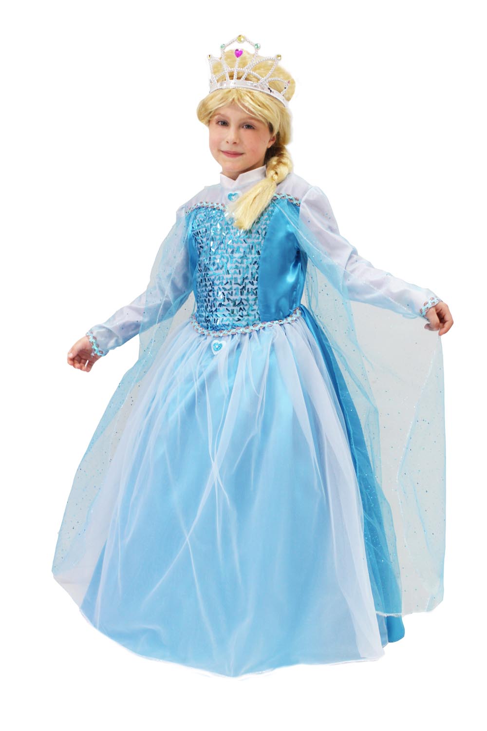 Costume Di Carnevale Baby Da Principessa Della Neve Di Pegasus 0693