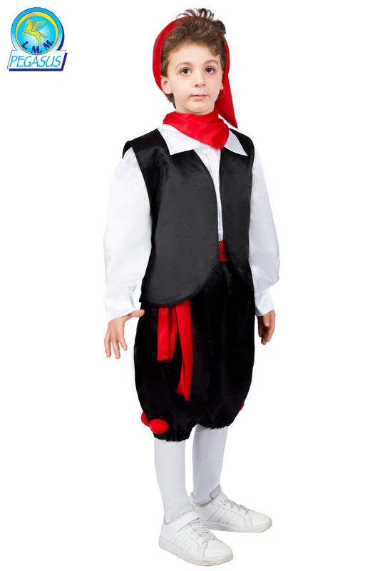 Costume Di Carnevale Baby Da Tarantella Baby 0746