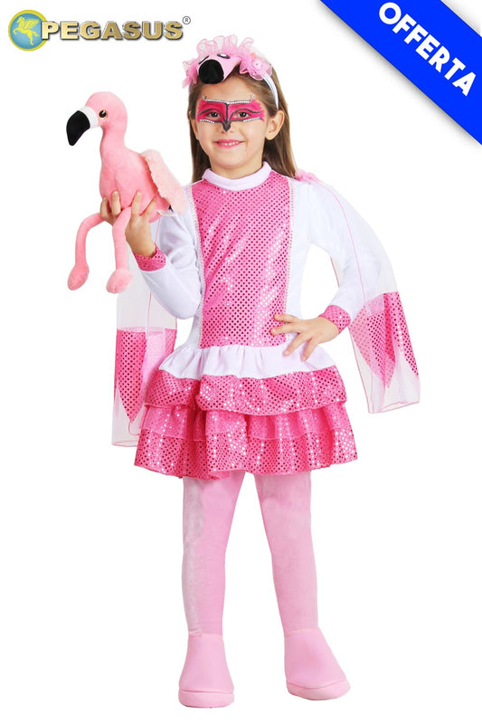 Costume Di Carnevale Bambino/a Da Fenicottero Di Pegasus 0761