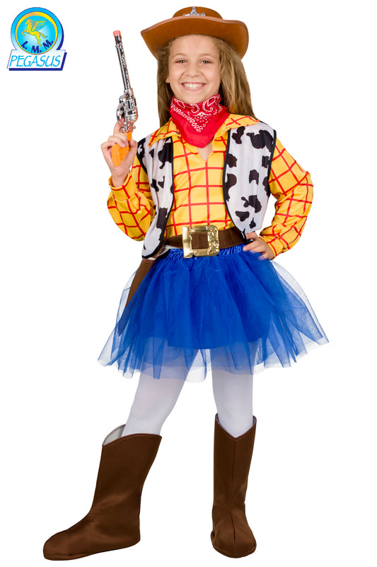 Costume Di Carnevale Bambino/a Da Cow Girl Bambina 1019