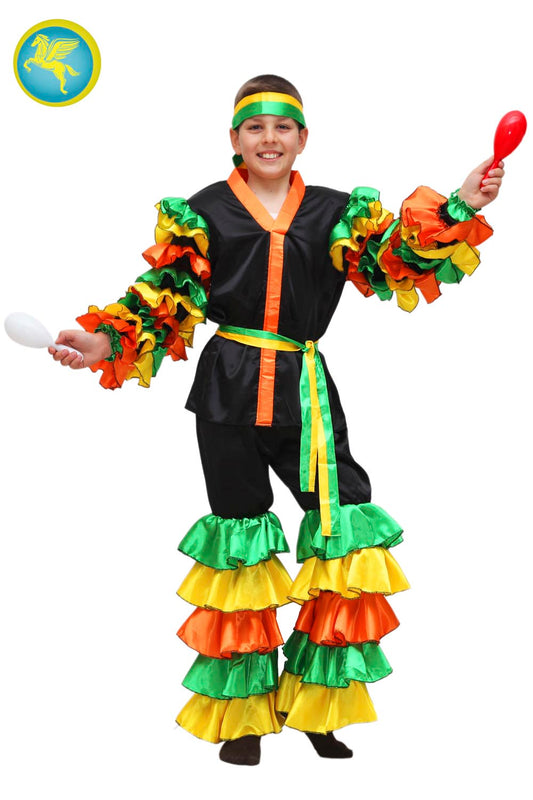 Costume Di Carnevale Bambino/a Da Brasiliano Di Pegasus 1049