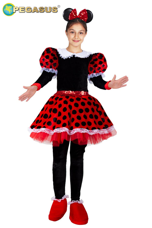 Costume Di Carnevale Bambina Da Topoletta Lusso 1073