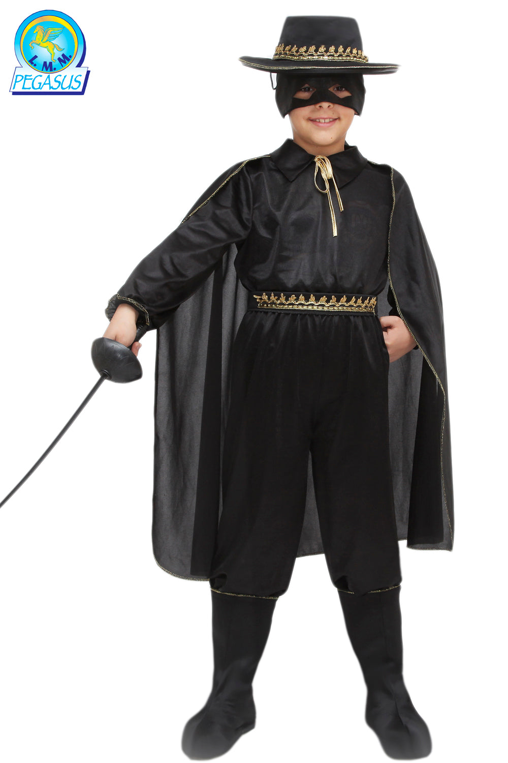 Costume Di Carnevale Bambino Da Cavaliere Nero 1113