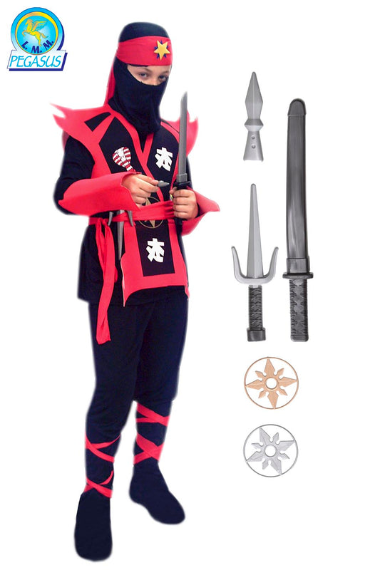 Costume Di Carnevale Bambino/a Da Ninja Cobra Di Pegasus 1185