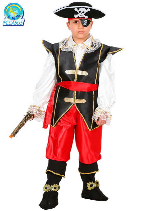 Costume Di Carnevale Bambino/a Da Pirata Di Pegasus 1190