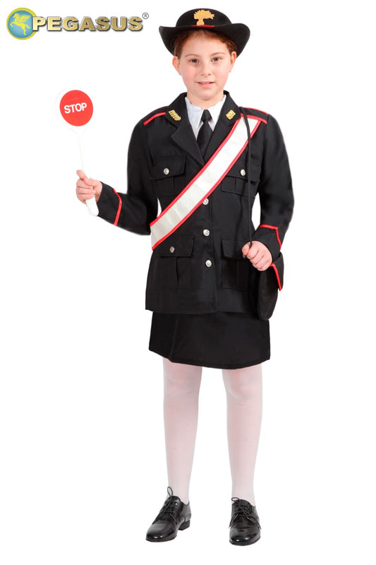 Costume Di Carnevale Bambino/a Da Agente Bambina 1247