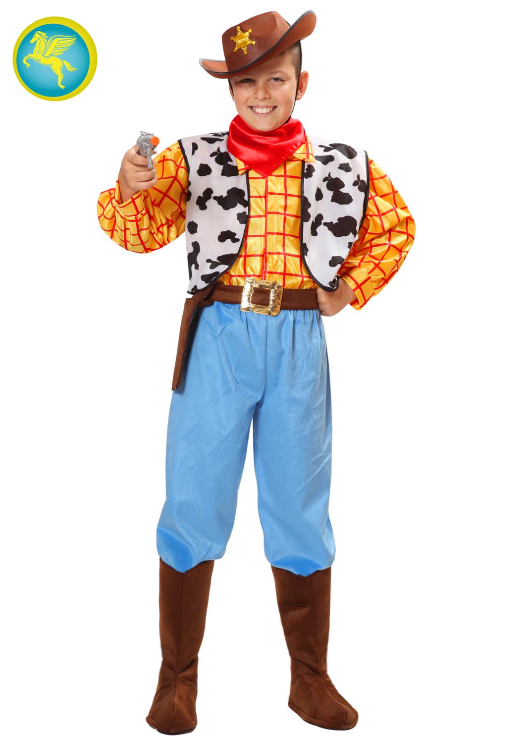 Costume Di Carnevale Bambino/a Da Cow Boy Di Pegasus 1560