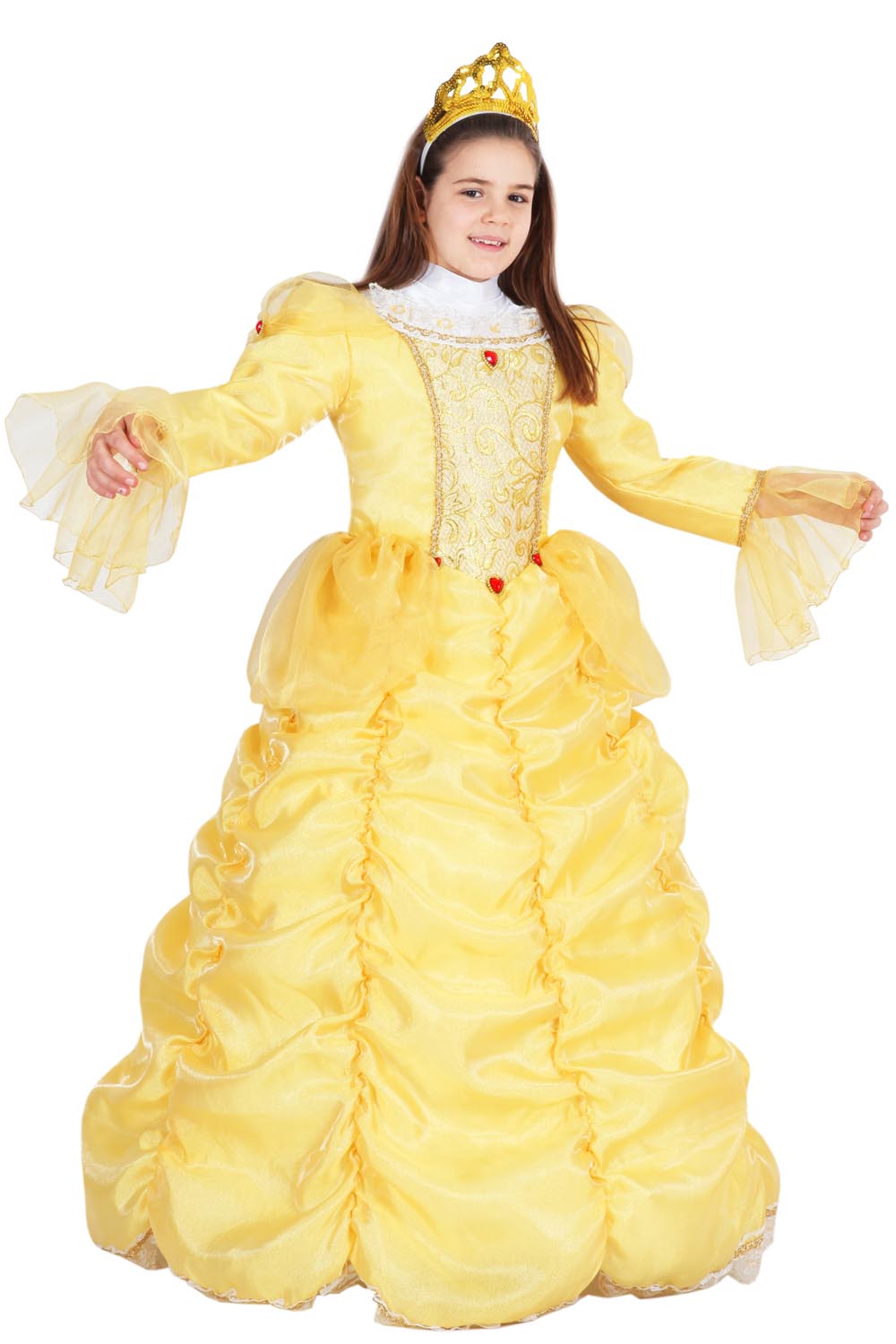 Costume Di Carnevale Bambino/a Da Principessa Belle Di Pegasus 1571