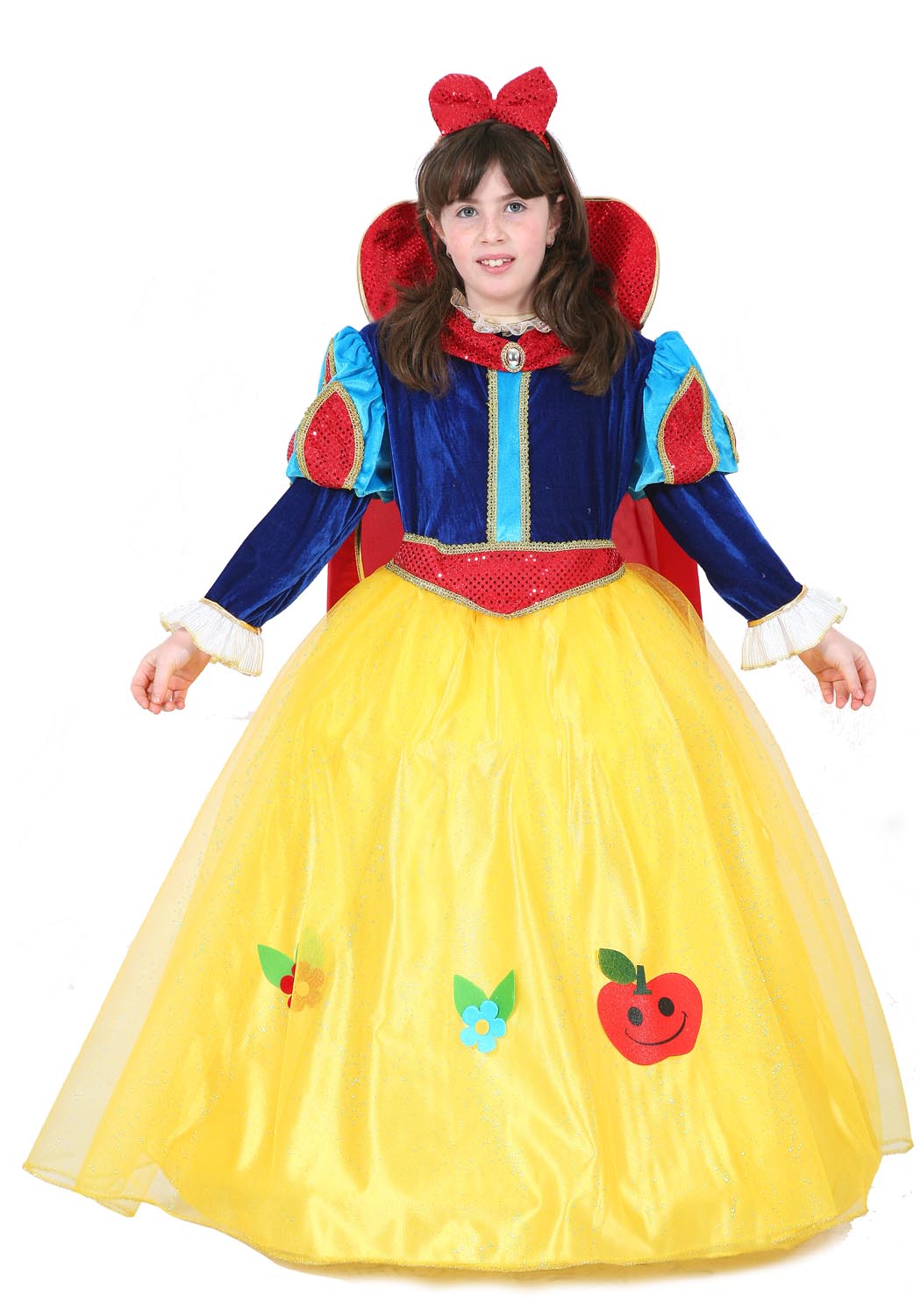 Costume Di Carnevale Bambina/o Da Biancaneve Lusso Di Pegasus 1600