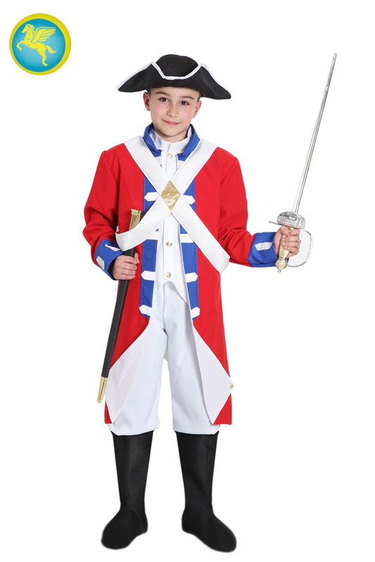 Costume Di Carnevale Bambino Da Soldato Inglese 1671