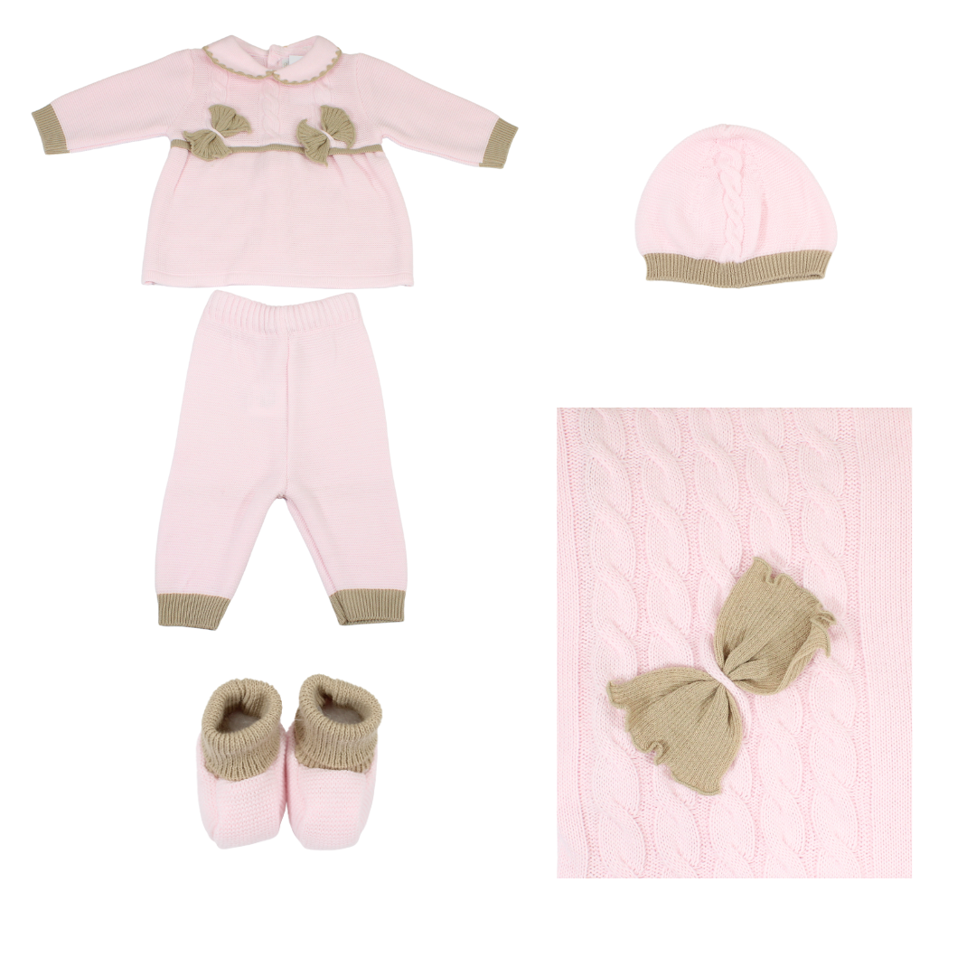 Wool Baby Girl Layette Set 9023C First Emotions