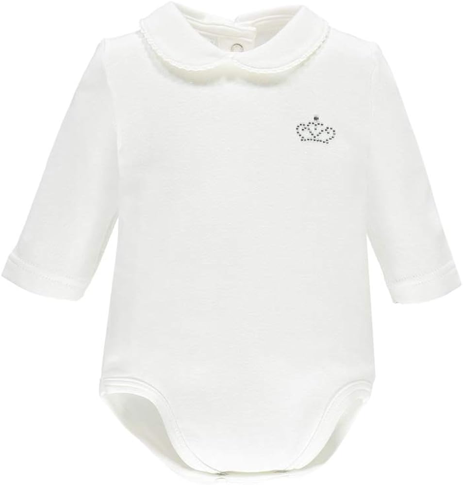 Body neonata con colletto in cotone Ellepi AF3638