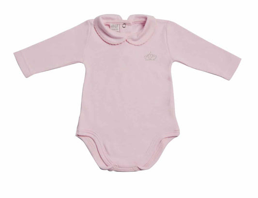 Body neonata con colletto in cotone Ellepi AF3638