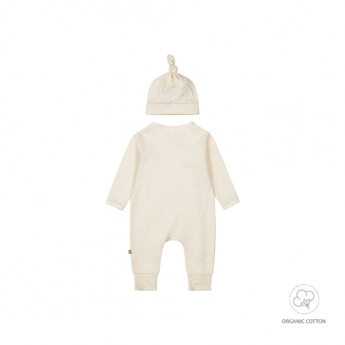 Tutina neonato  + cappello in cotone biologico WN1240 Dirkje Noos