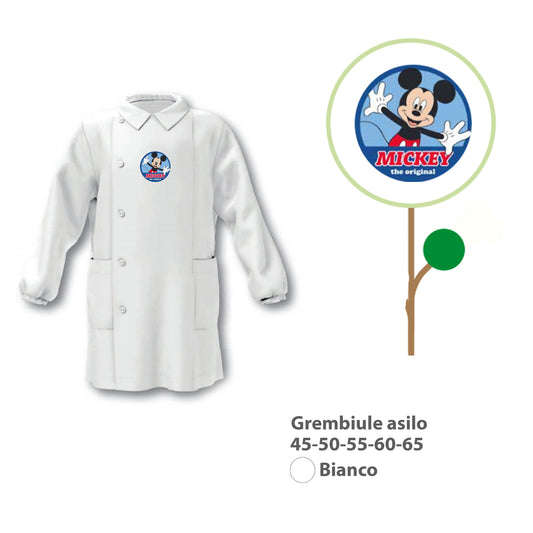 Grembiule topolino asilo maschio G302-BNC Muccillo