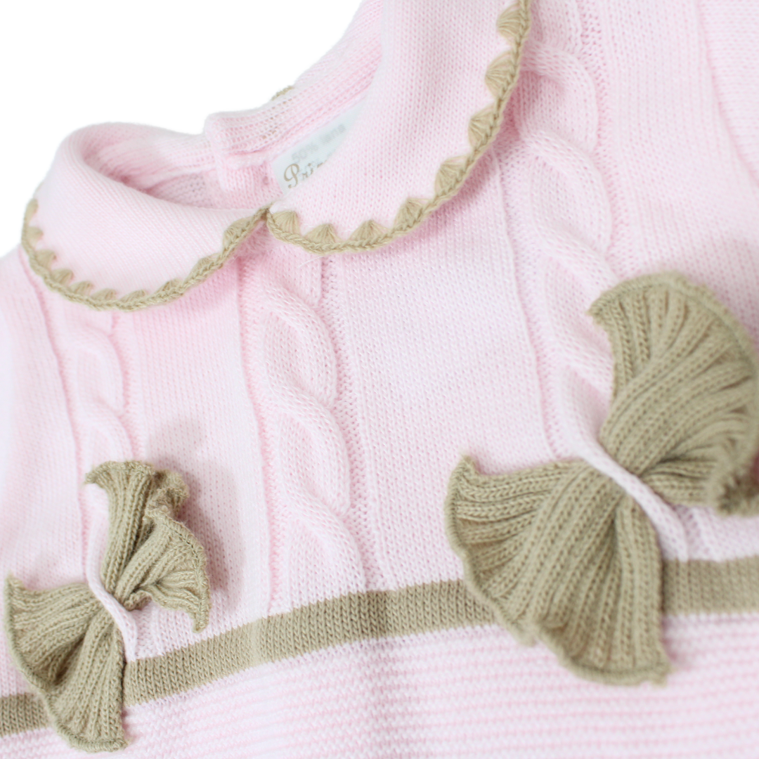 Wool Baby Girl Layette Set 9023C First Emotions