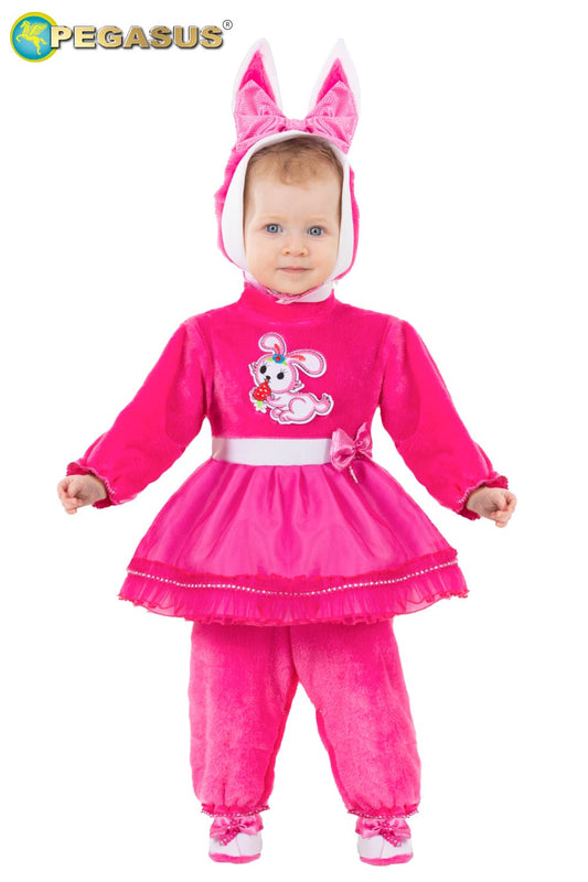 Costume Di Carnevale Peluche Da Coniglietta Neonata PE5082