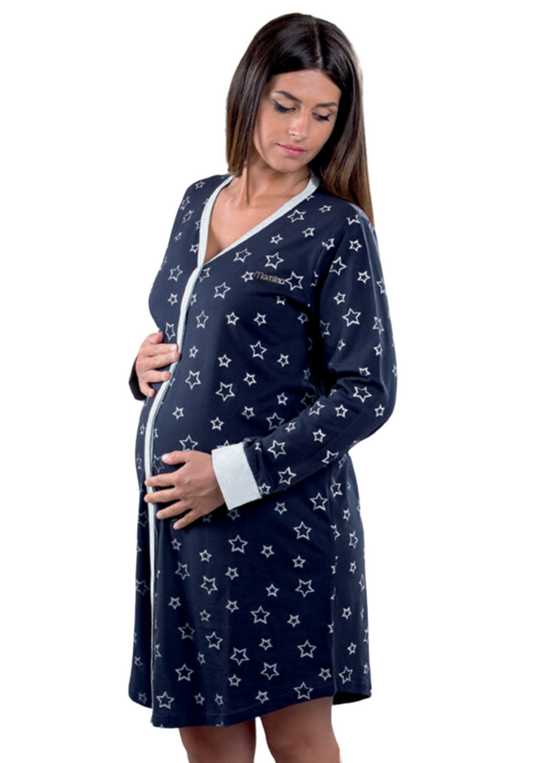 Camicia da notte premaman Z9284 Mamina