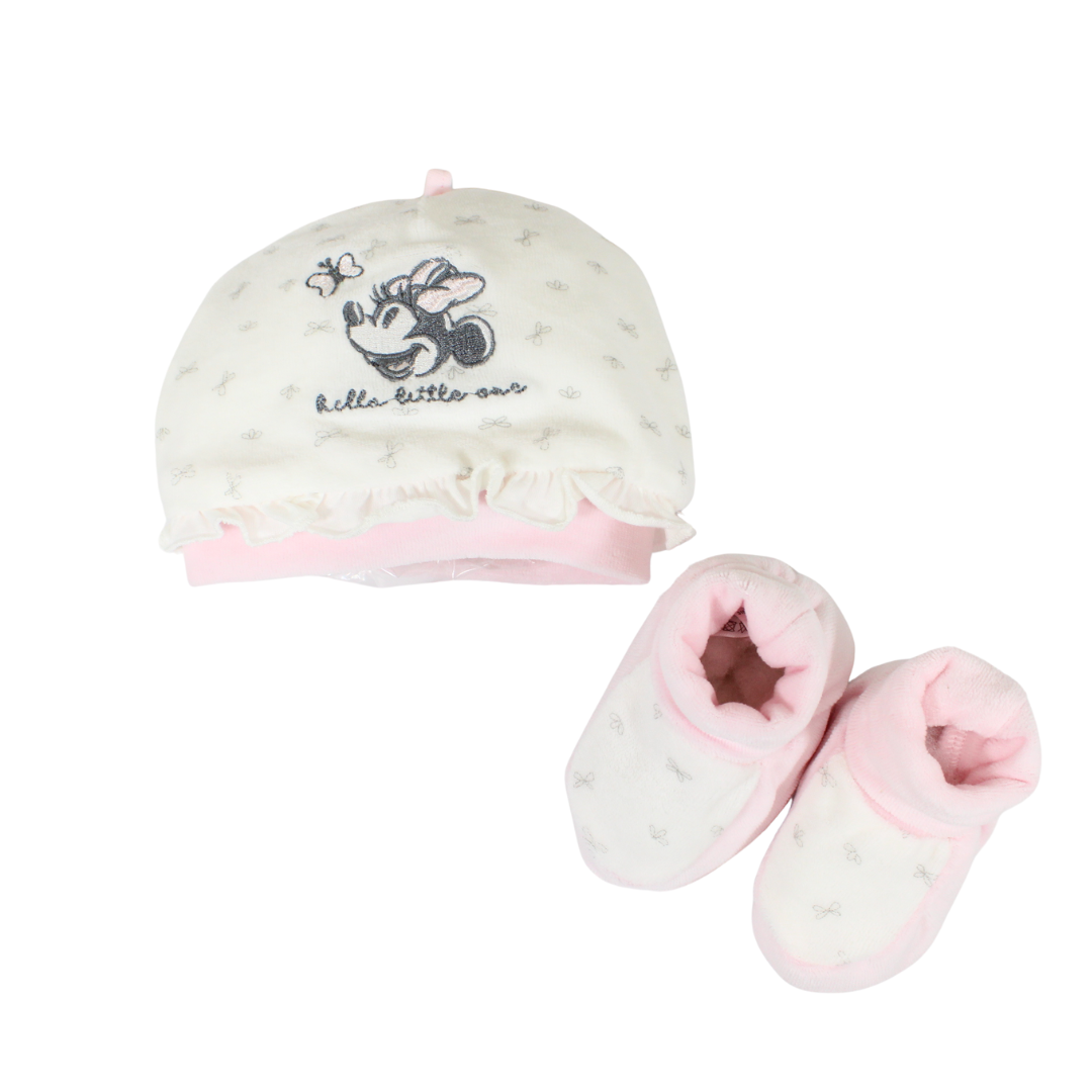 Cappellino e scarpine per neonata Minnie WH0808 Disney