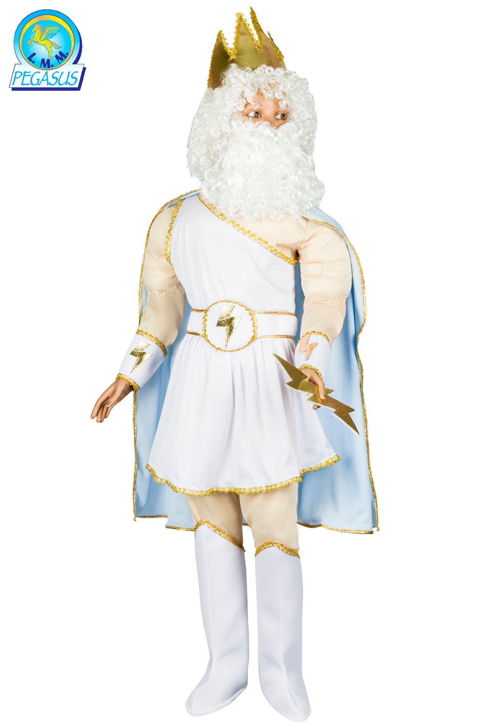 Costume Di Carnevale Recite Da Giove/zeus Re Degli Dei Bambino RE8211