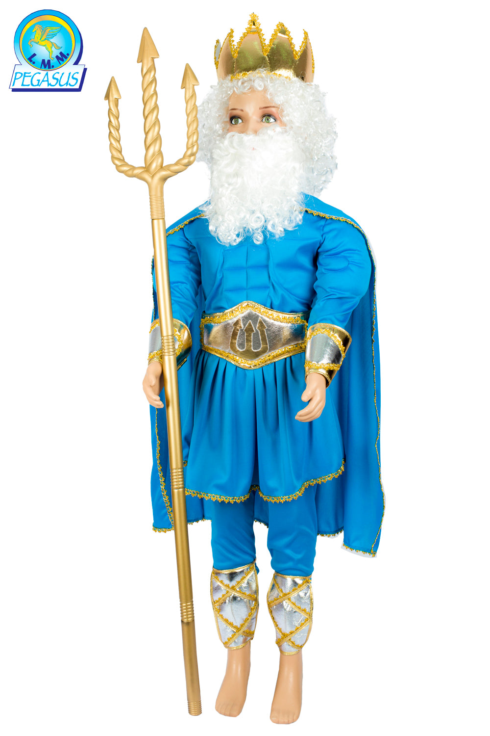 Costume Di Carnevale Recite Da Nettuno Dio Del Mare RE8219