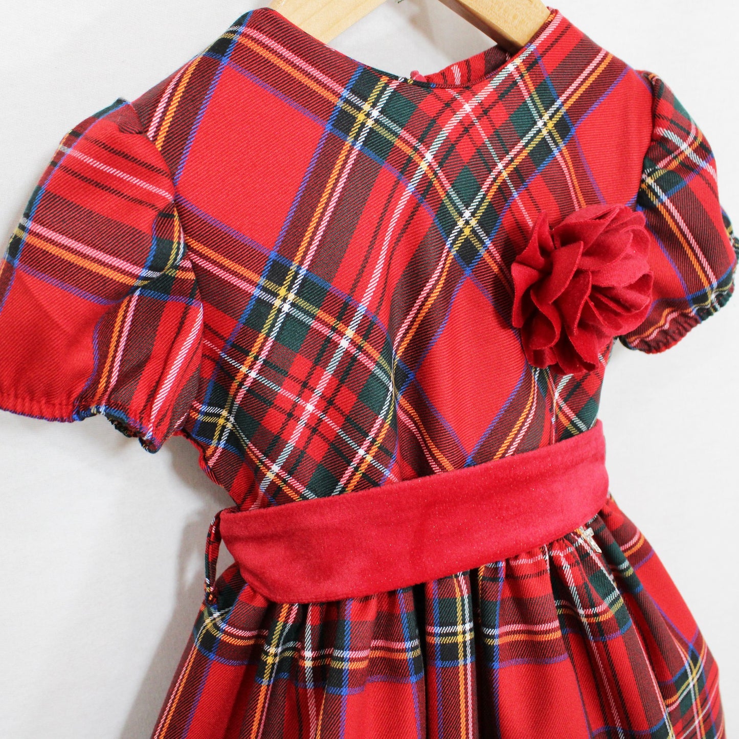 Abito fantasia tartan per bambina Klaiadì KD21716