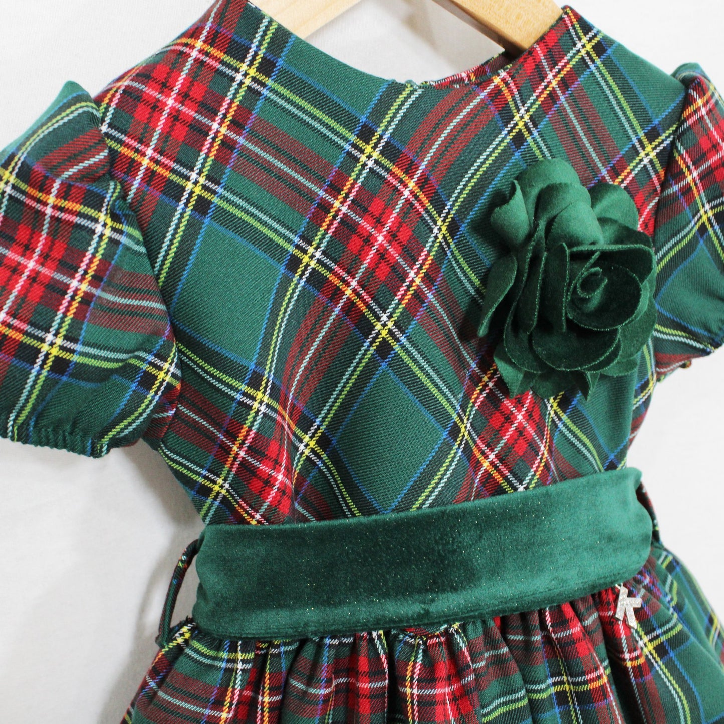 Abito fantasia tartan per bambina Klaiadì KD21716