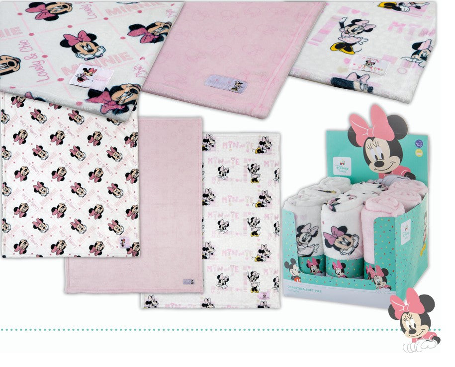 Coperta minnie neonata KLM340WD Disney