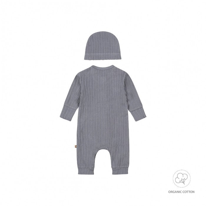 Tutina neonato + cappello in cotone biologico WN1267 Dirkje Noos