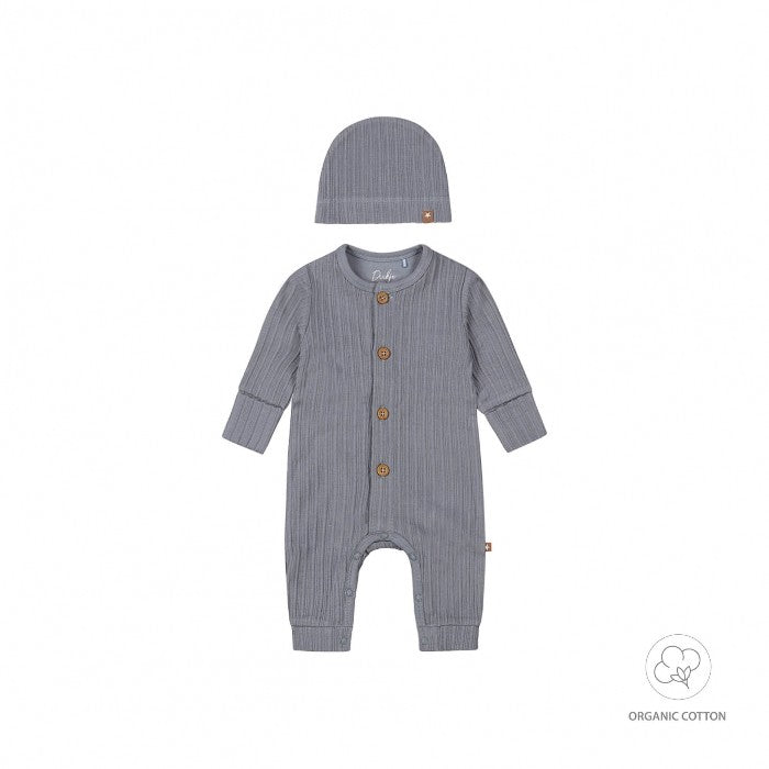 Tutina neonato + cappello in cotone biologico WN1267 Dirkje Noos